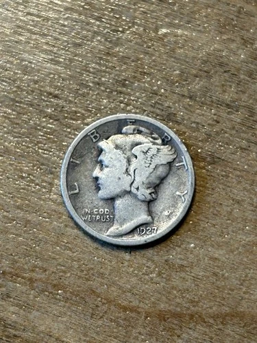 1927 Mercury Dime VG