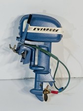VTG EVINRUDE AQUASONIC DIECAST ELECTRIC OUTBOARD B-O TOY BOAT MOTOR