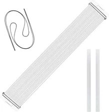 EASTROCK Snare Drum Wires Wire Wire-20 Strand 14 Inch, silver 