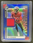2025 Donruss Optic Tez Johnson Blue Hyper (RAW)