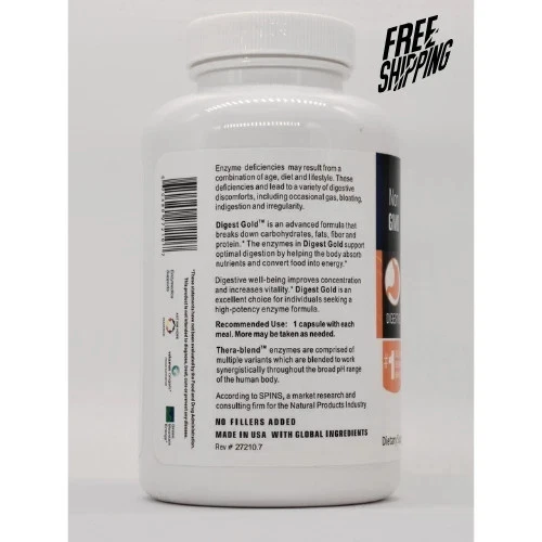 Enzymedica Digest Gold Soporte Avanzado 240 Cápsulas Exp 03/2027. Foto 2 de 3