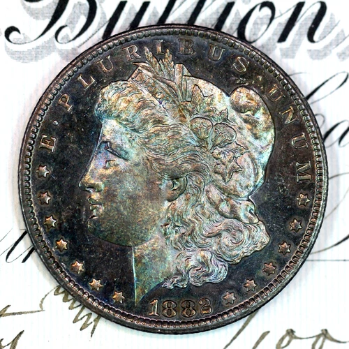 * 1882-CC * SOLID+ GEM BU MS MORGAN SILVER DOLLAR * FROM ORIGINAL COLLECTION