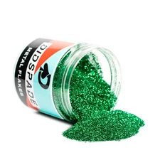 4oz Lime 0.008 Green Micro Metal Flake - Solvent Resistant Glitter