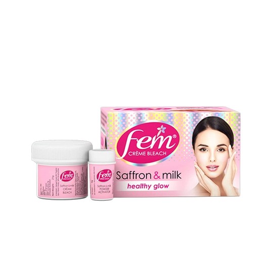 Fem Fairness Naturals SAFFRON Creme Bleach Healthy Fair Skin No amonia added-24g - Picture 4 of 9