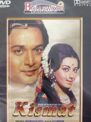 Kismat, DVD, Bollywood Ent, Hindi Language, English Subtitles, New