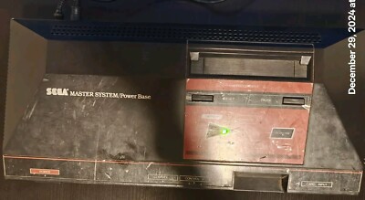 Sega Master System Console System w/ 2x Controller & Light Phaser 3 Games