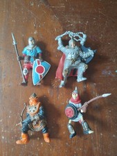 1980s DUNGEONS  DRAGONS LJN PVC FIGURE LOT SKELETON SARKEN HEROIC STEADFAST MEN