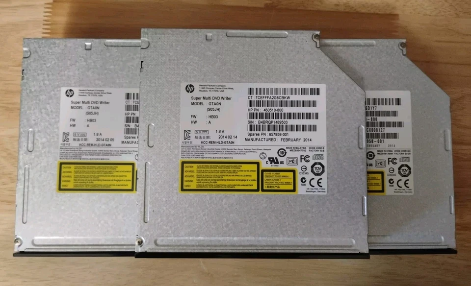 Lot Of 9 DVD Burner Optical Drive for HL GTA0N Laptop 12.7MM SATA . #Y541 - Image 2 of 3