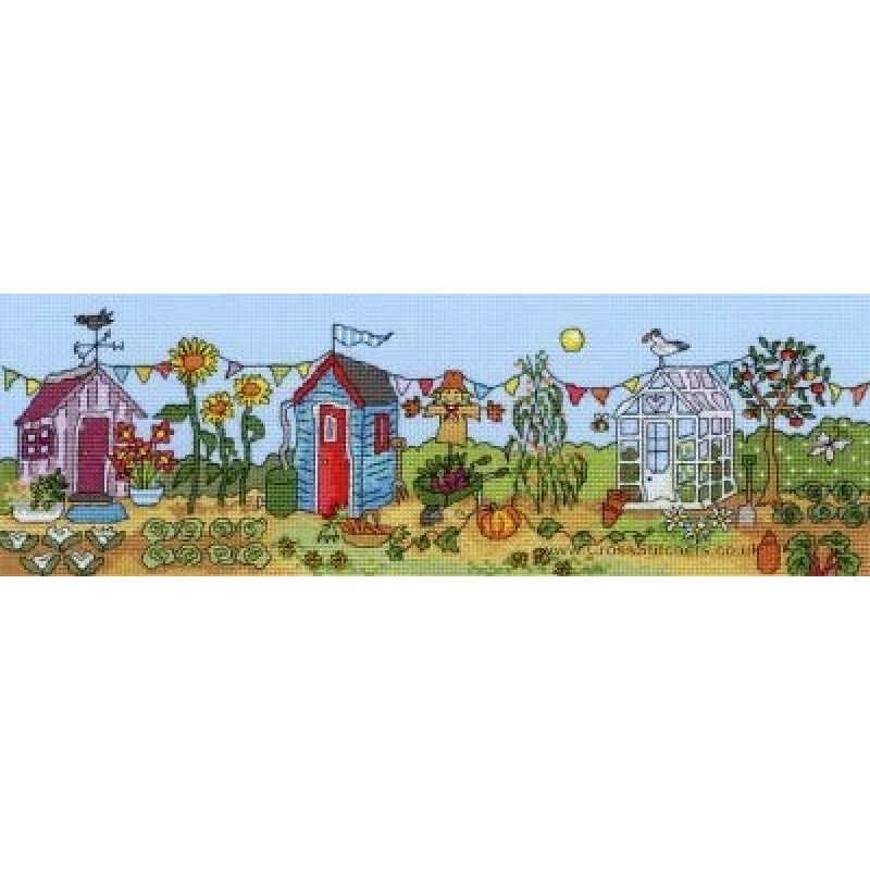 Allotment Fun - Counted Cross Stitch Kit from Bothy Threads
