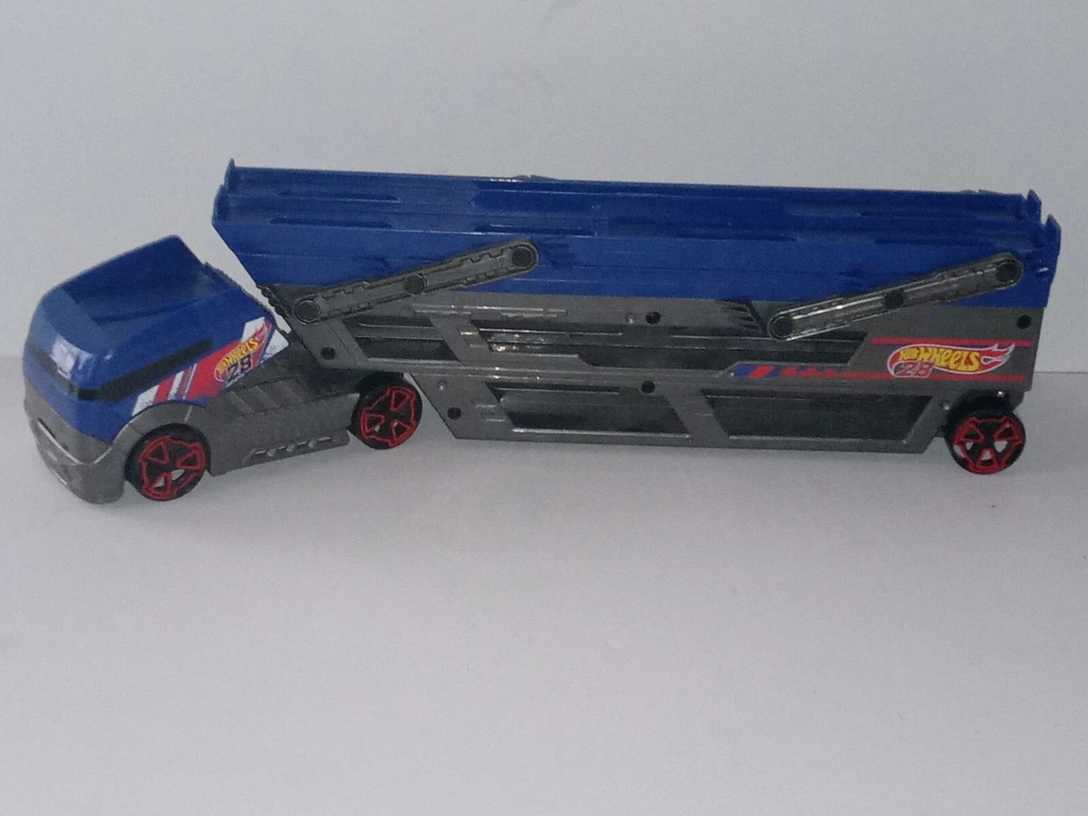 Hot wheels semi store car hauler