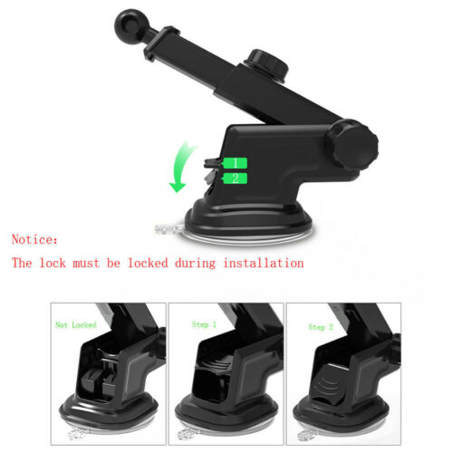 360° Car Windshield Mount Holder Cell Phone GPS For iPhone 14 13 Pro Max 12 - Picture 10 of 11