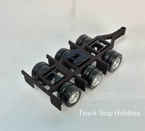HO 1:87 Promotex # 5399N Triple Axle Converter Truck Dolly w/long drawbar - Picture 3 of 3