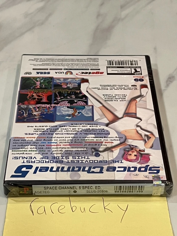 Space Channel 5 Special Edition (Playstation 2 PS2) NEW SEALED Y-FOLD W/UPC MINT - Image 2 of 2