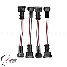 4 OBD2 to OBD1 EV1 CONVERSION JUMPER HARNESS ADAPTER CONNECTOR FUEL INJECTORS