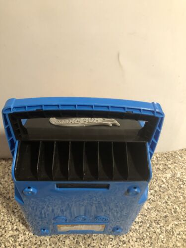 VINTAGE HOT WHEELS 20 CARS STORAGE/CARRY CASE 4 LINE TRACK WITH RACE RAMP - Picture 9 of 11