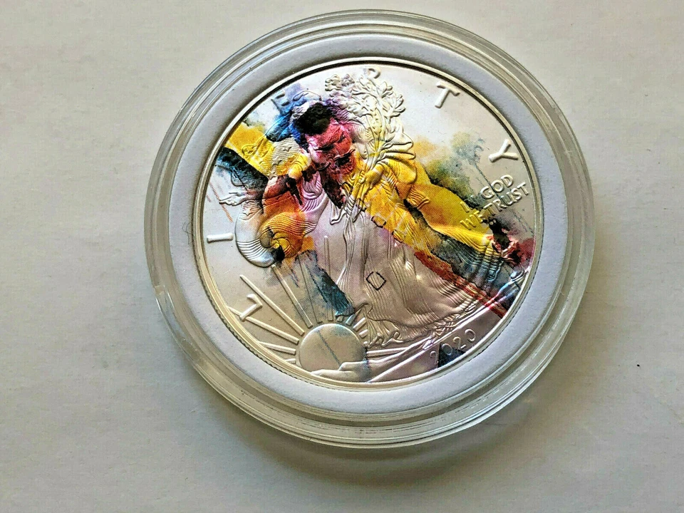 Freddie Mercury -  American Silver Eagle 1oz .999 Limited Ed. Silver Dollar Coin - Image 2 of 4