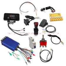 48V/60V/72V Brushless Motor Controller Pedal Display Wiring for Go Carts Bicycle