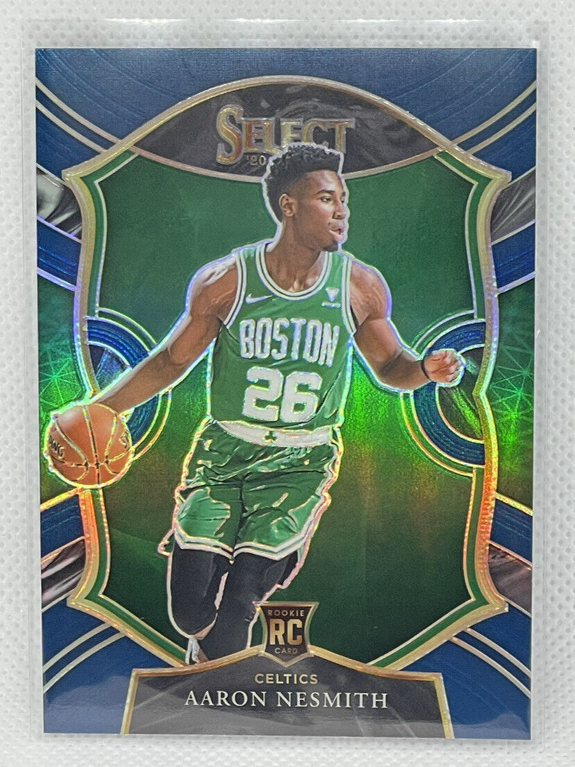 Aaron Nesmith 2020-21 Panini Select #74 RC Concourse Blue Prizm Boston Celtics