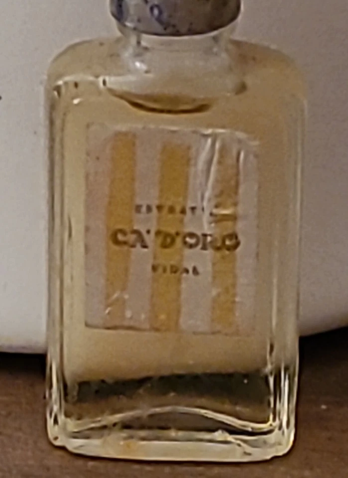 Винтажная итальянская мини-бутылка туалетной воды CA' D'ORO - Изображение 2 из 4