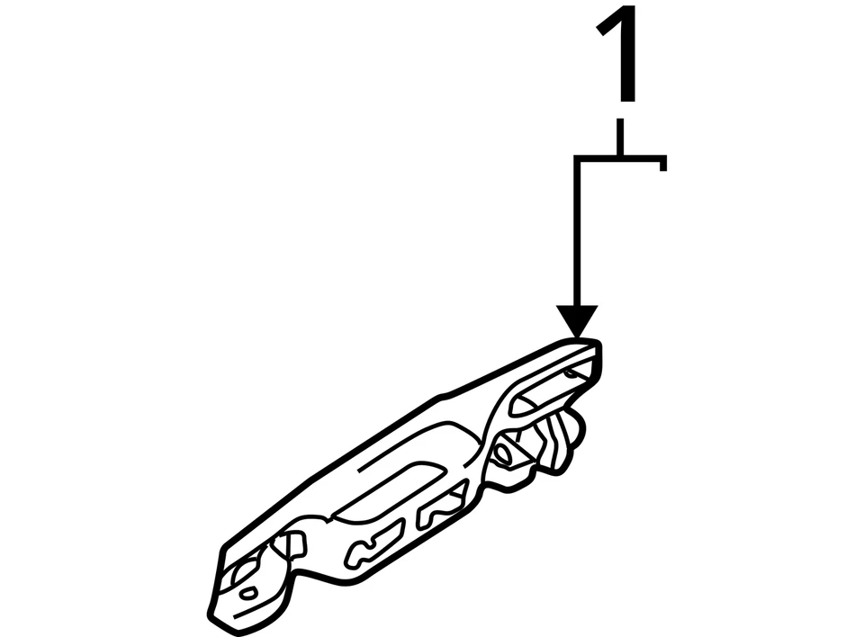 Manija de puerta exterior delantera izquierda usada se adapta a: Mitsubishi Endeavor 2011 montaje doo Foto 4 de 4
