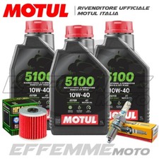 Tagliando KAWASAKI KLR 600 1986 1987 1988 (3 5100 10W40 + Filtro olio + Candela)