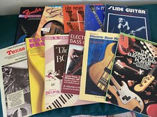 Vtg Bass Guitar Manual Lot 11: Mel Bay Fender...