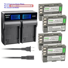 Kastar Battery LCD Rapid Charger for ENEL3e Nikon D50 D50S D70 D70S D700 D80 D90