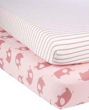 BABY FITTED JUNIOR BED SHEET PRINTED 100% COTTON MATTRESS 140x70cm UK Seller