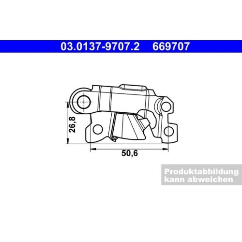 ATE Feststellbremsbacken Zubehörsatz - Für KIA SPORTAGE III 1.6 GDI