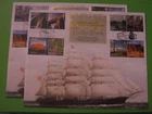 BENHAM LARGE FDC PAIR 2005 THE CUTTY SARK UK & AUSTRALIA WORLD HERITAGE STAMPS