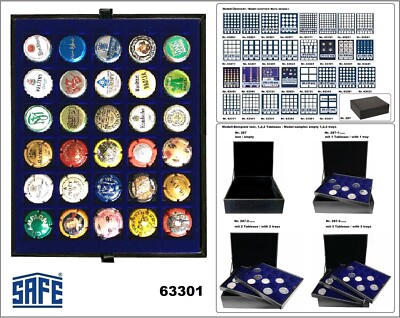 SAFE-63301-Nova-deluxe-Sammelableaus-LEFA-DESIGN-Für-30 Champagnerdeckel