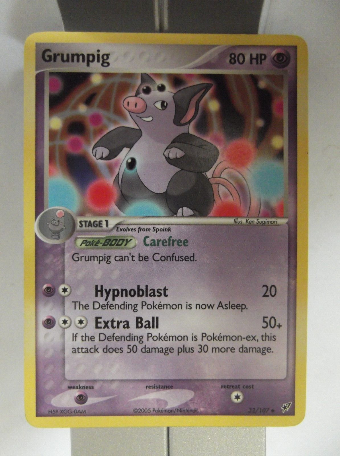 026PK032 - Grumpig- 32/107 - Deoxys - Uncommon