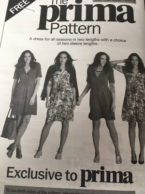 Prima Muster September 2015 Kleid Größe 10-20