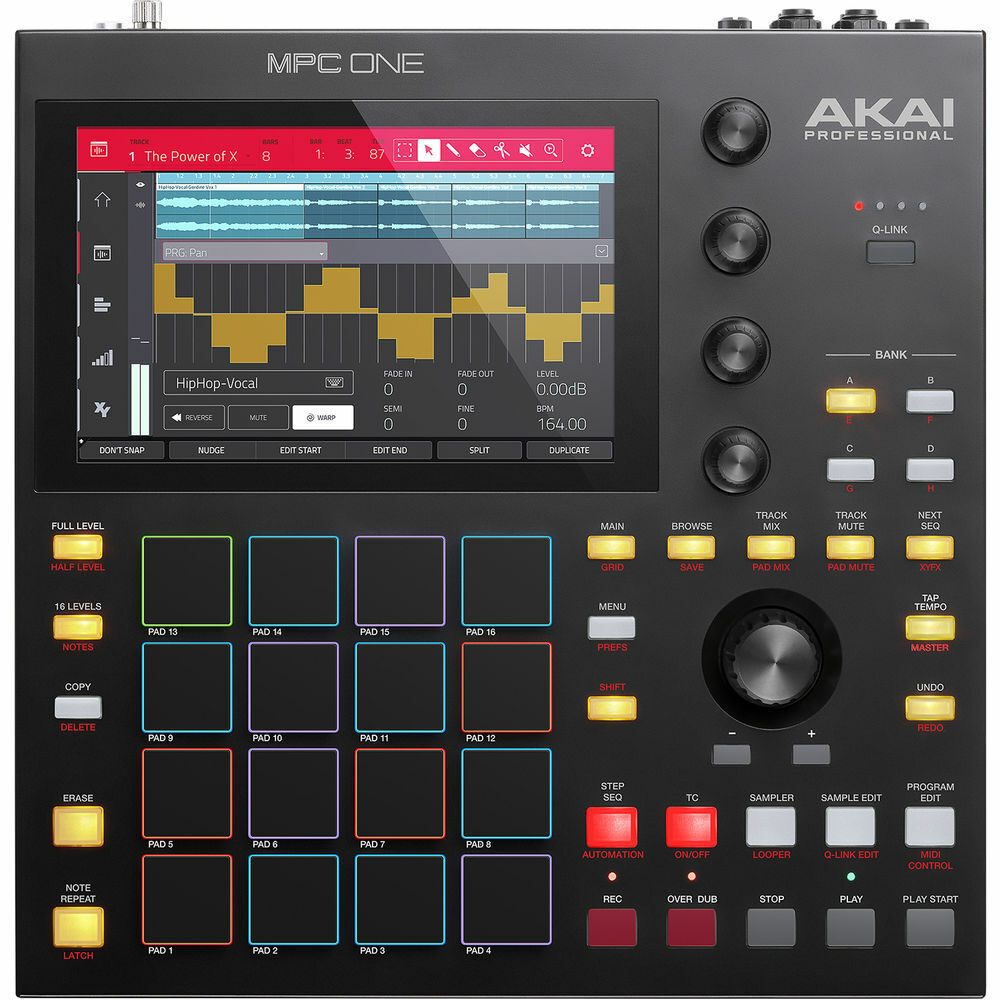 Akai MPC One Standalone Music Production Center with Sampler and