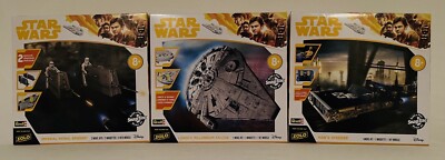 Set of 3 Star Wars Models-Imperial Patrol Speeder/Millennium Falcon/Hans Speeder