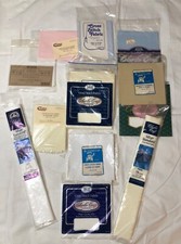 NEW Cross Stitch Fabric Aida Cloth PICK COUNTS COLORS SIZES Charles Craft Cotton