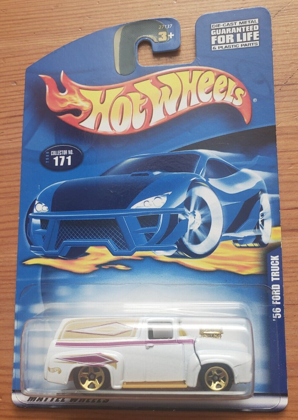 2000 Hot Wheels - #171 - '56 Ford Truck - Mattel Wheels - 27137