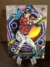 2023 Topps Chrome Cosmic Corbin Carroll Base Rookie Card RC - Diamondbacks