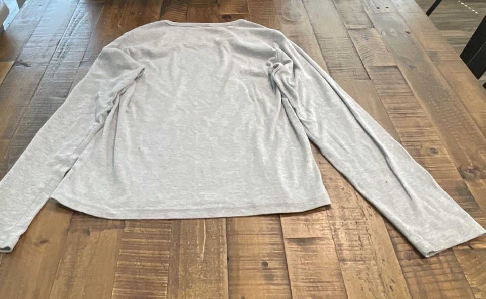 Camisa Yunque Juvenil XL Gris Bomberos Departamento Springfield Logo Cuello Redondo LS Foto 4 de 4