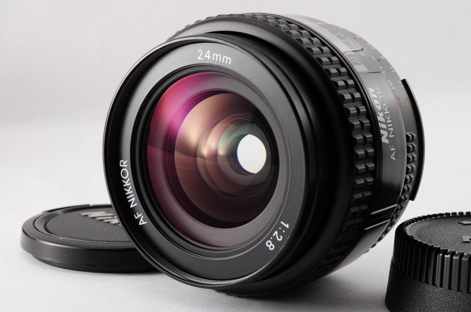 MINT Nikon AF NIKKOR 24mm f/2.8 Wide Angle Lens w/Caps from Japan