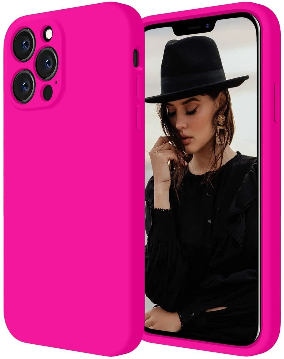 Case For iPhone 13 Pro Silicone Full Cover Enhanced Camera