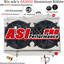 3 Reihe Kühler+Lüfter+Relay Für Toyota Corolla AE86 4AGE GTS 83-1984 MT DE NEU