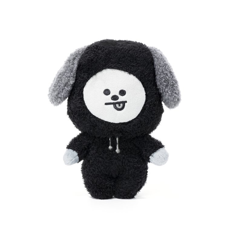 BT21 アクティブ　モノトーン　プラッシュ　ぬいぐるみ セット　黒 s-l400.jpg