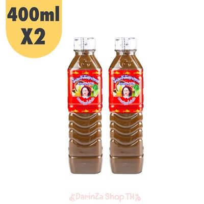 Maebunlam brand fermented fish sauce, white lid, original recipe, size 400ml x2