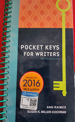 Pocket Keys for Writers, Spiral bound Version (Keys for Writers Series) -VGOOD!