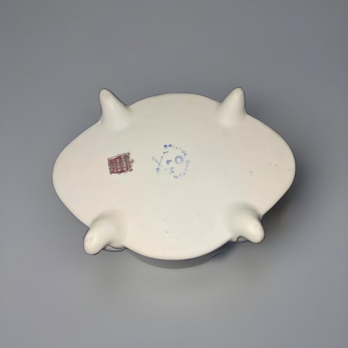 Lipper & Mann Bristol Garden Footed Oval Trinket Dish with Lid - Picture 7 of 7