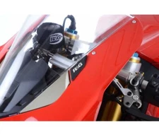 R&G Mirror Blanking Plates Black (Pair) Ducati Panigale V4 2017 - 2019