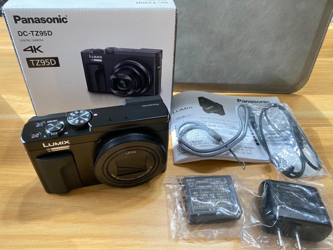 Panasonic LUMIX DC-TZ95D 4K Black Compact Digital Camera Used From