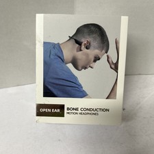 Open Ear Bone Conduction Motion Headphones Black Bluetooth Headset D1C