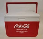 Vintage Coleman Coca-Cola Cooler Spring Fling - 1999 Mid America Chapter TCCCC